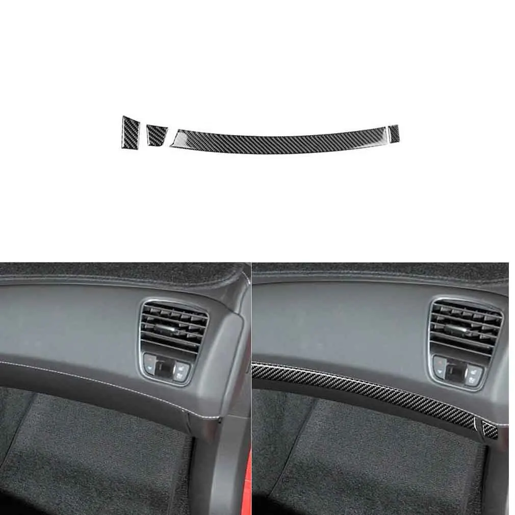 

Carbon Fiber Passenger Side Storage Box Panel Sticker For Corvette C7 2014-2019