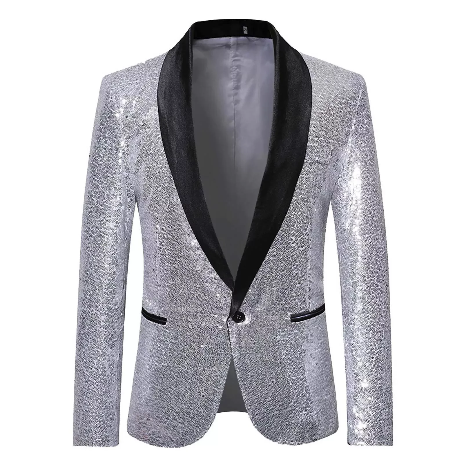 

NEW IN Formal Glitters Suit Jackets For Men Sequins Party Button Dance Bling Coats Wedding Party Men Blazer Gentleman Formal Sui
