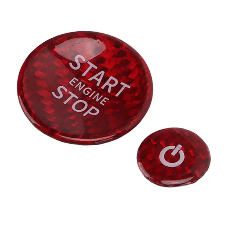 

Кнопка запуска и остановки наклейка износостойкая роскошная модель зажигания для автомобиля