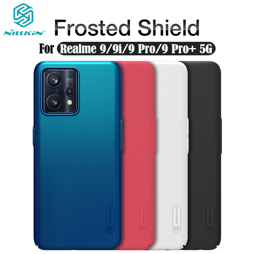 

Для OPPO Realme 9 Pro / Pro + Plus 5G чехол NILLKIN Frosted Shield чехол Ultra-thin Luxuly Жесткий ПК Защитный чехол для Realme 9 9i