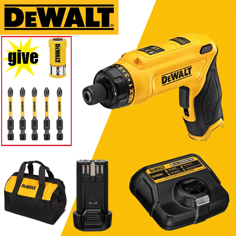 Складная электрическая отвертка DEWALT DCF680 7 2 в литиевая батарея бытовые