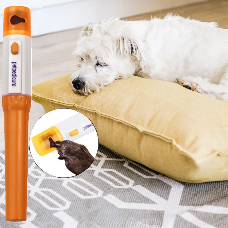 

Электрическая машинка для стрижки когтей домашних питомцев, набор для безболезненной шлифовки когтей и собак, триммер для ногтей домашних ...