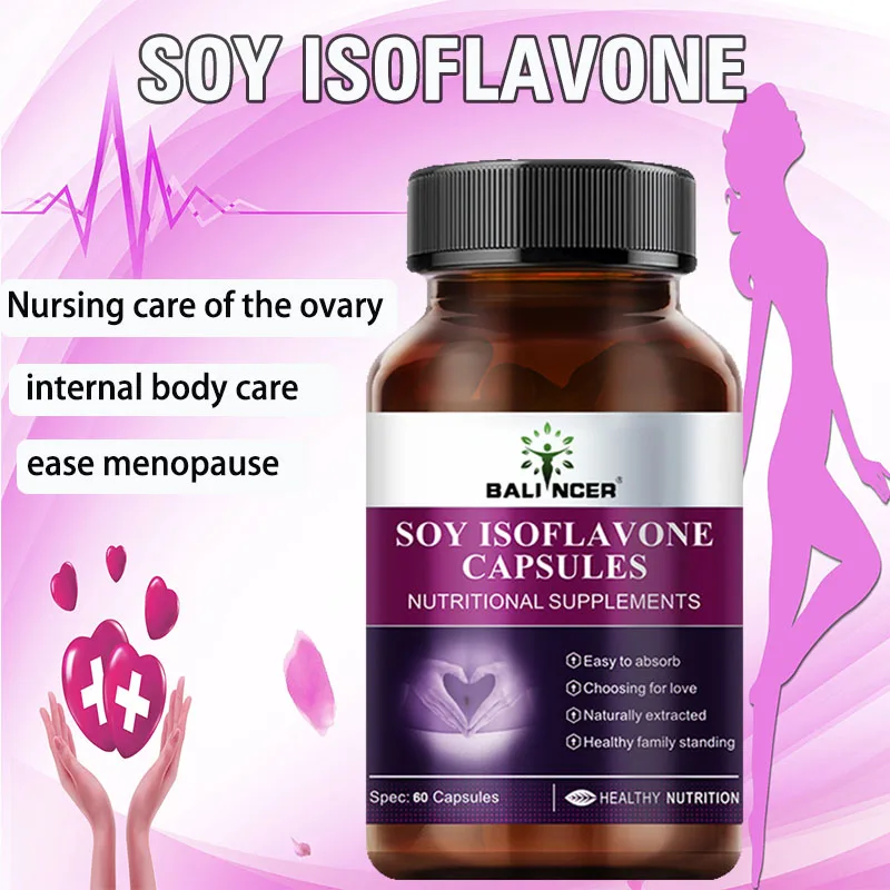 

Balincer Soy Isoflavones-Improve Women's Menstrual Disorders, Dysmenorrhea and Menopause, Delay Aging, Improve Skin Quality