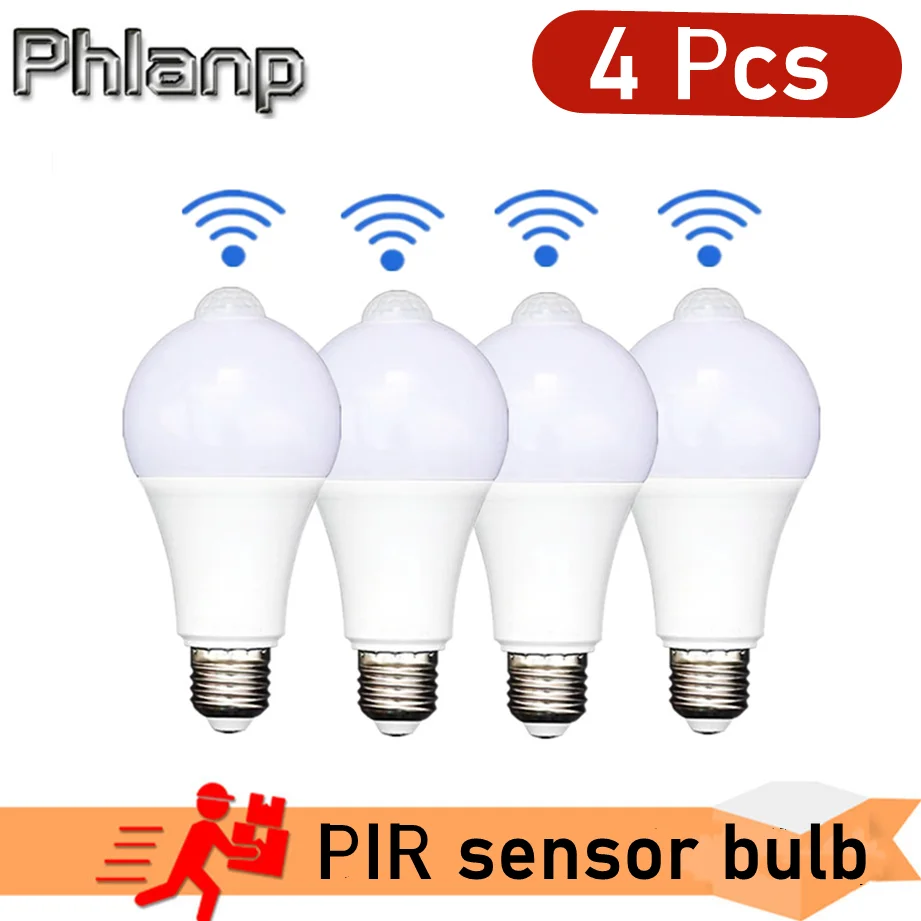 4 шт., E27, 9 Вт, 12 Вт, 15 Вт, 18 Вт