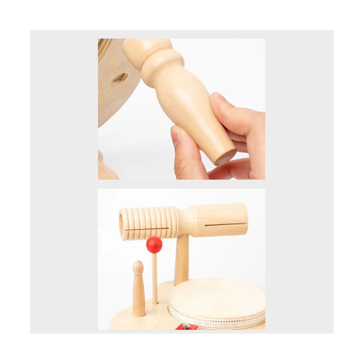 

Drum Set for Kids Musical Toys Kids Musical Instruments Sensory Toys Kids Drum Percussion Instruments Set Wooden Toy