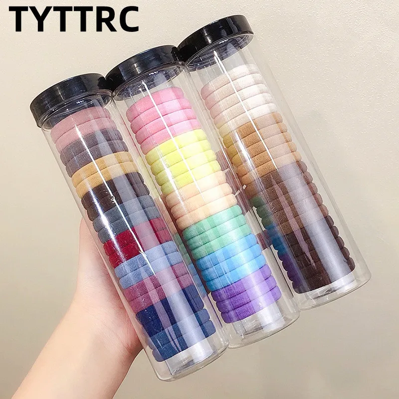 

20pcs/set Elastic Basic Rubber Bands Simple Hairband Girls Headwear Solid Color Headband Fashion Women Hair Accessories