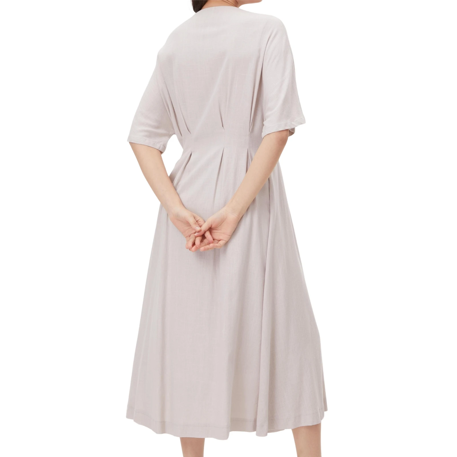 Женское длинное платье с пуговицами вечернее в мусульманском стиле