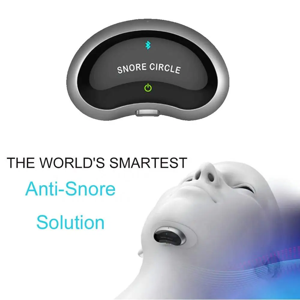 

Anti Snore Devices,Snore Stopper Intelligent Light Comfortable Ergonomic Design Adjust Breathing Status Stop Snoring Artifact