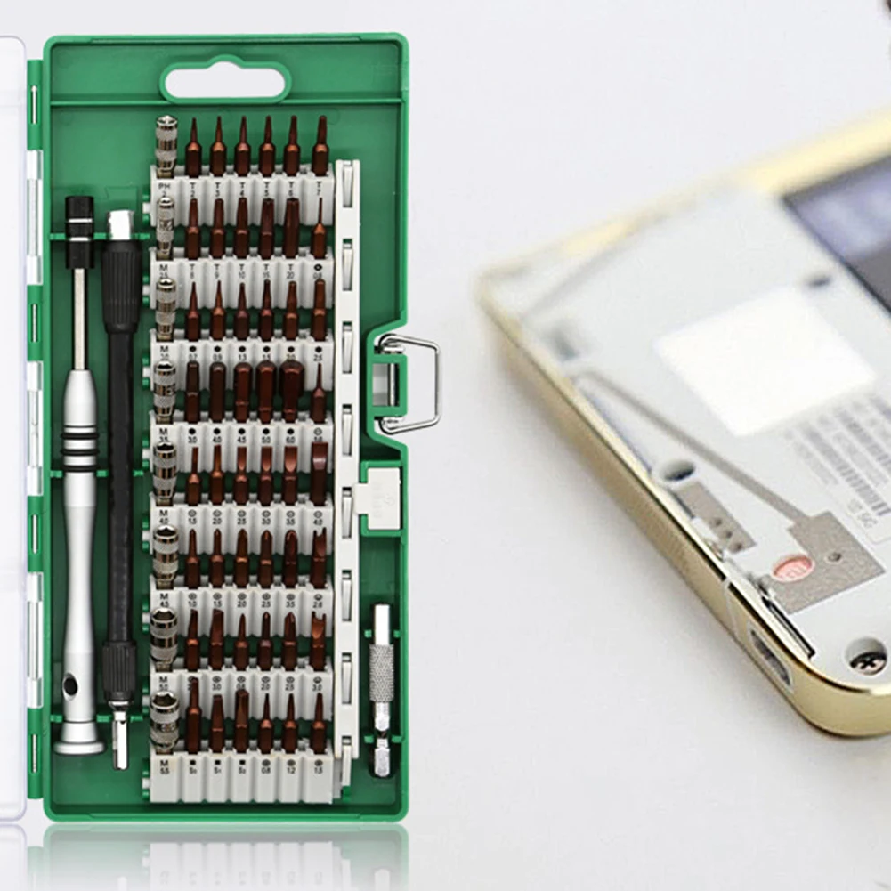 

Набор прецизионных отверток 60 в 1, легко носить с собой, с футляром для хранения, для ремонта товара