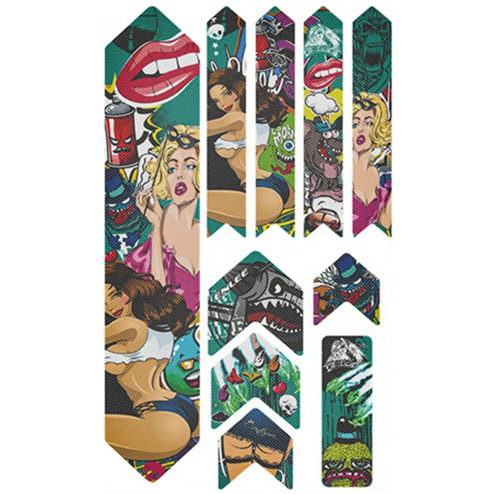 Новые практичные наклейки на раму велосипеда защитная лента велосипедные детали