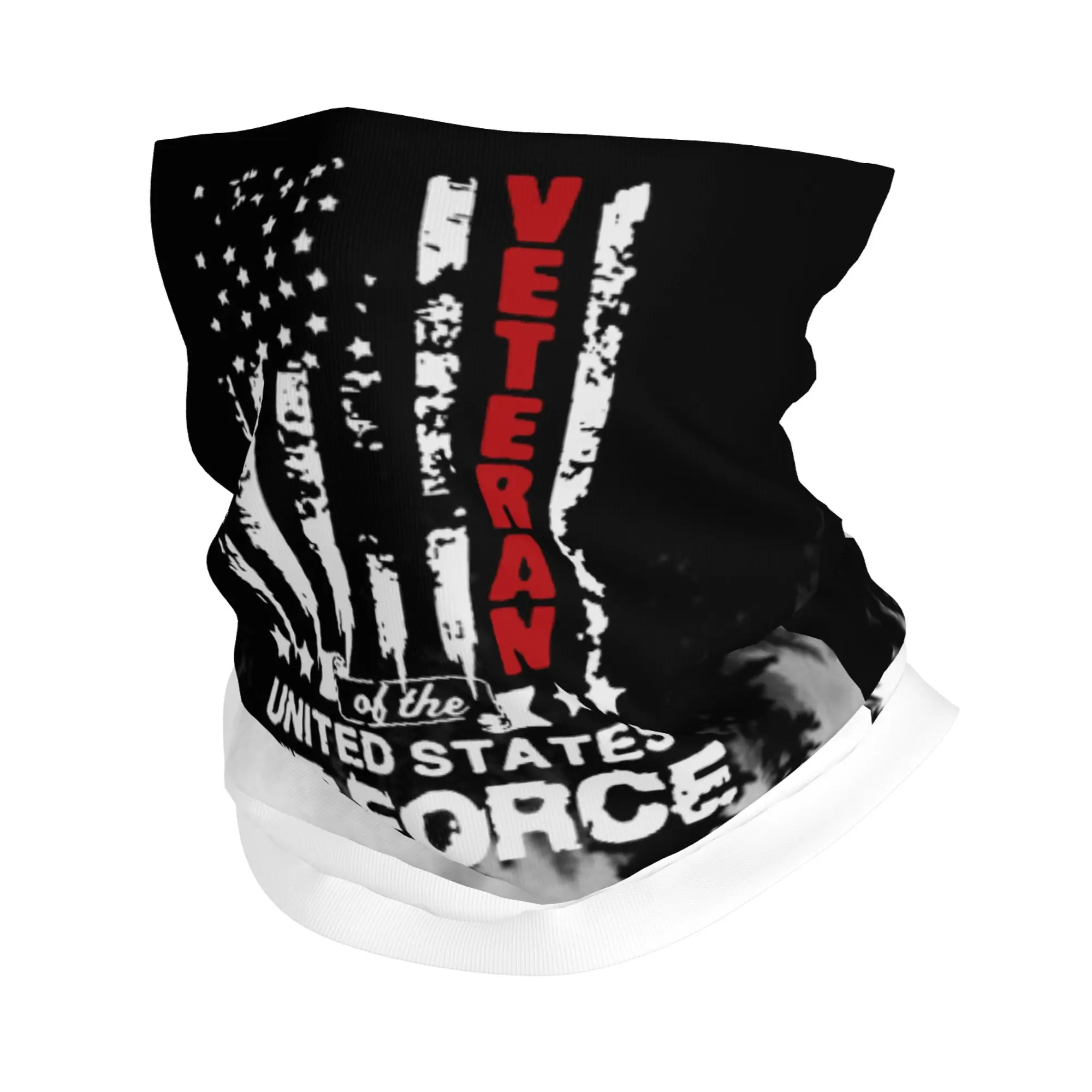 

U.S. Air Force Veterans Bandana Half Balaclava Headwear, Head Wrap Multifunctional Head Scarf For Outdoor Sport