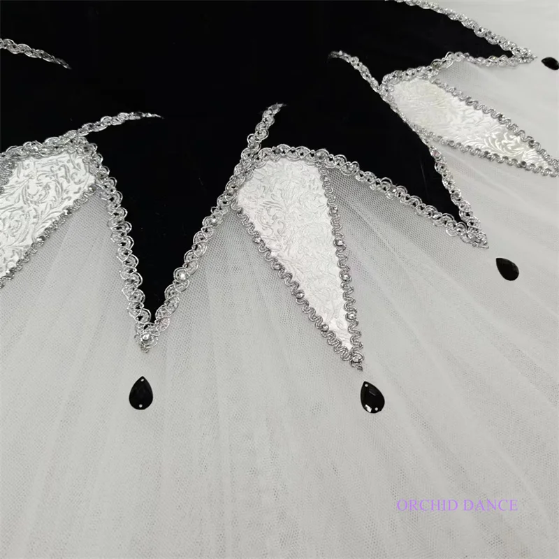 12 слоев для детей девочек женщин взрослых YAGP Harlequinade вариации одежда выступлений