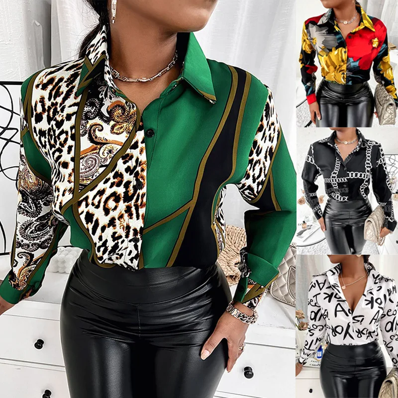 

Весна печати Ruched Wrap Топ 2023 женская рубашка с длинным рукавом белые топы манжеты рубашка v-образный вырез свитер базовые блузки с капюшоном р...