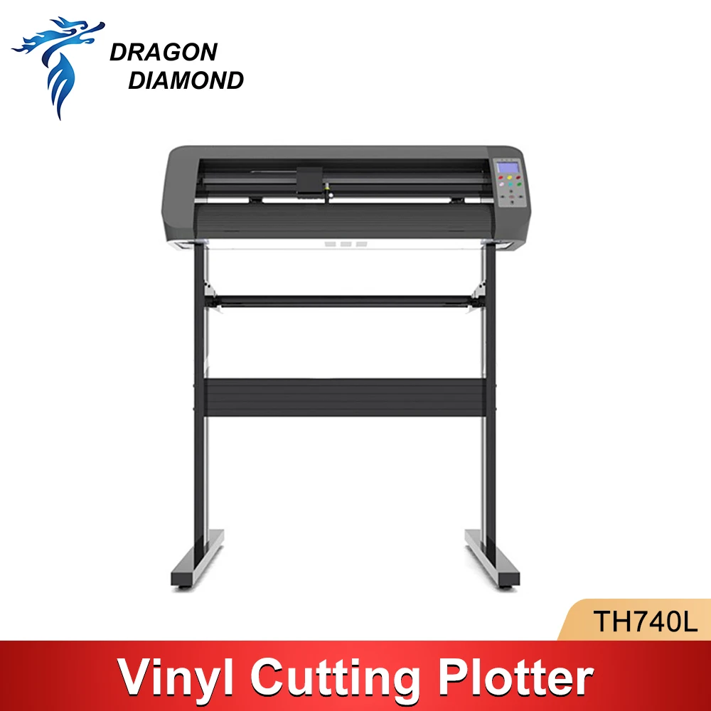 DRAGON DIAMOND Vinyl Cutting Plotter TH740L 630mm With Flexi Software Contour Cut and Stand | Инструменты