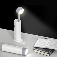 table lamp with flashlight led desk lamp eye protection lights reading lamp with stand rotatable 3 in 1 foldable desk lights