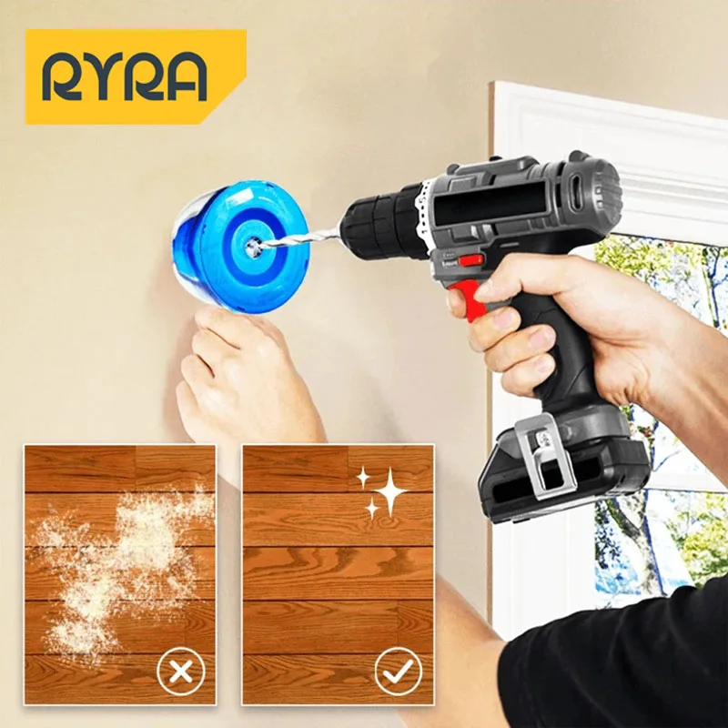 

RYRA 4-10mm Electric Drill Dust Collector Catcher Attachment Debris Box Fits Most Drills Diameter Must Have Drilling Accessories