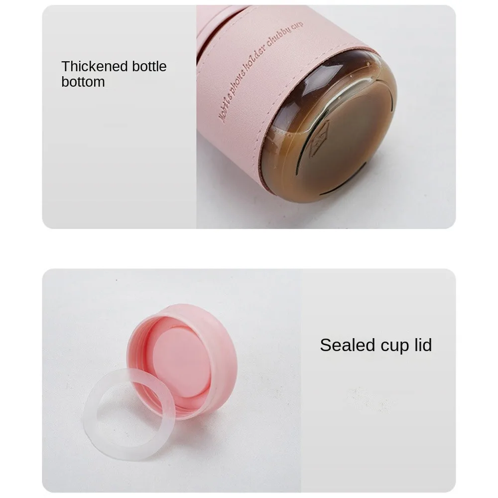 Новая стеклянная бутылка для воды 300 мл портативная Милая мини-чашка герметичная