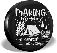 cozipink making memories rv spare tire cover for rv trailer camper wheel protectors weatherproof universal
