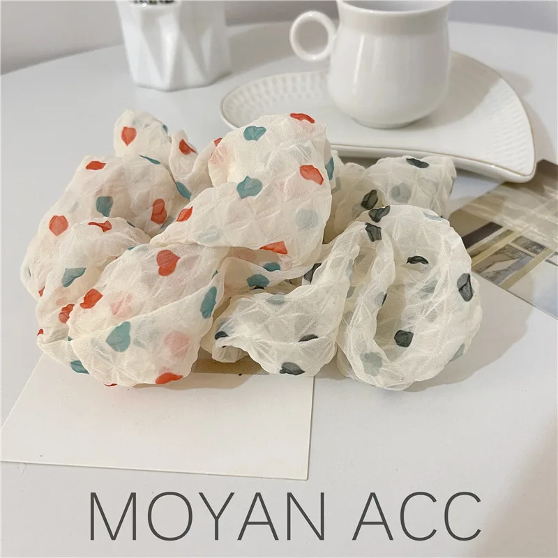 

Кремовая Милая летняя повязка на голову, высококачественные круглые волосы в форме шара, Корейская суперфея, резинка для волос с толстыми к...