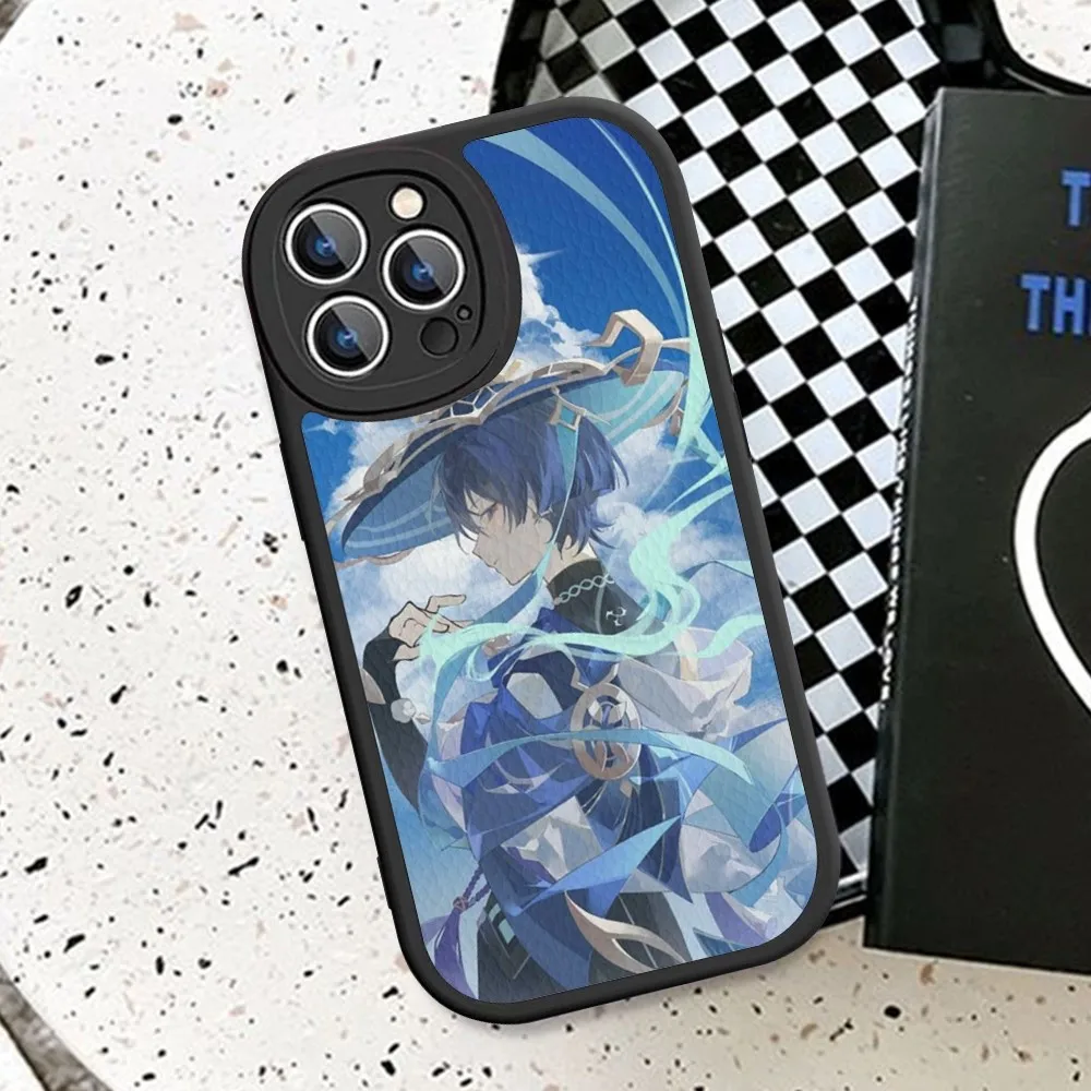 Чехол для телефона Genshin Impact Wanderer из жесткой кожи iPhone 14 13 12 Mini 11 Pro Max Xs X Xr 7 8 Plus 6 6s