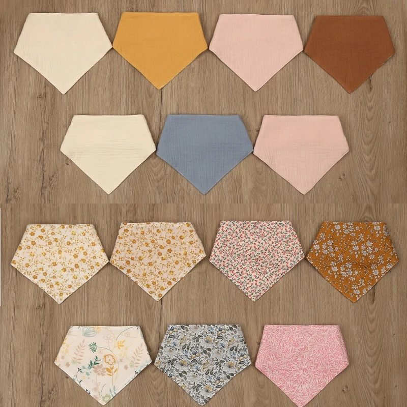 

Infant Feeding Bib Floral Print Babies Bibs Sleeveless Dirtyproof Infants Aprons