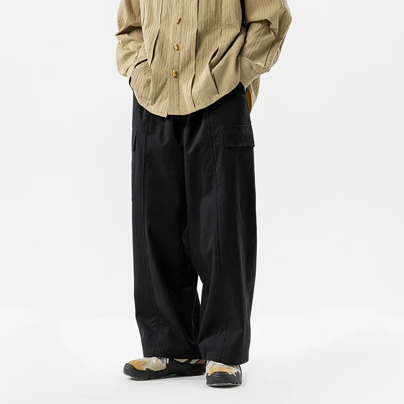 Новинка мужская Японская уличная одежда Amikaki Модные Винтажные Свободные