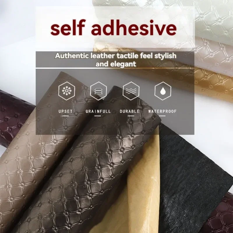 Самоклеящаяся кожа для ремонта дивана нашивка мебели стола стула наклейка