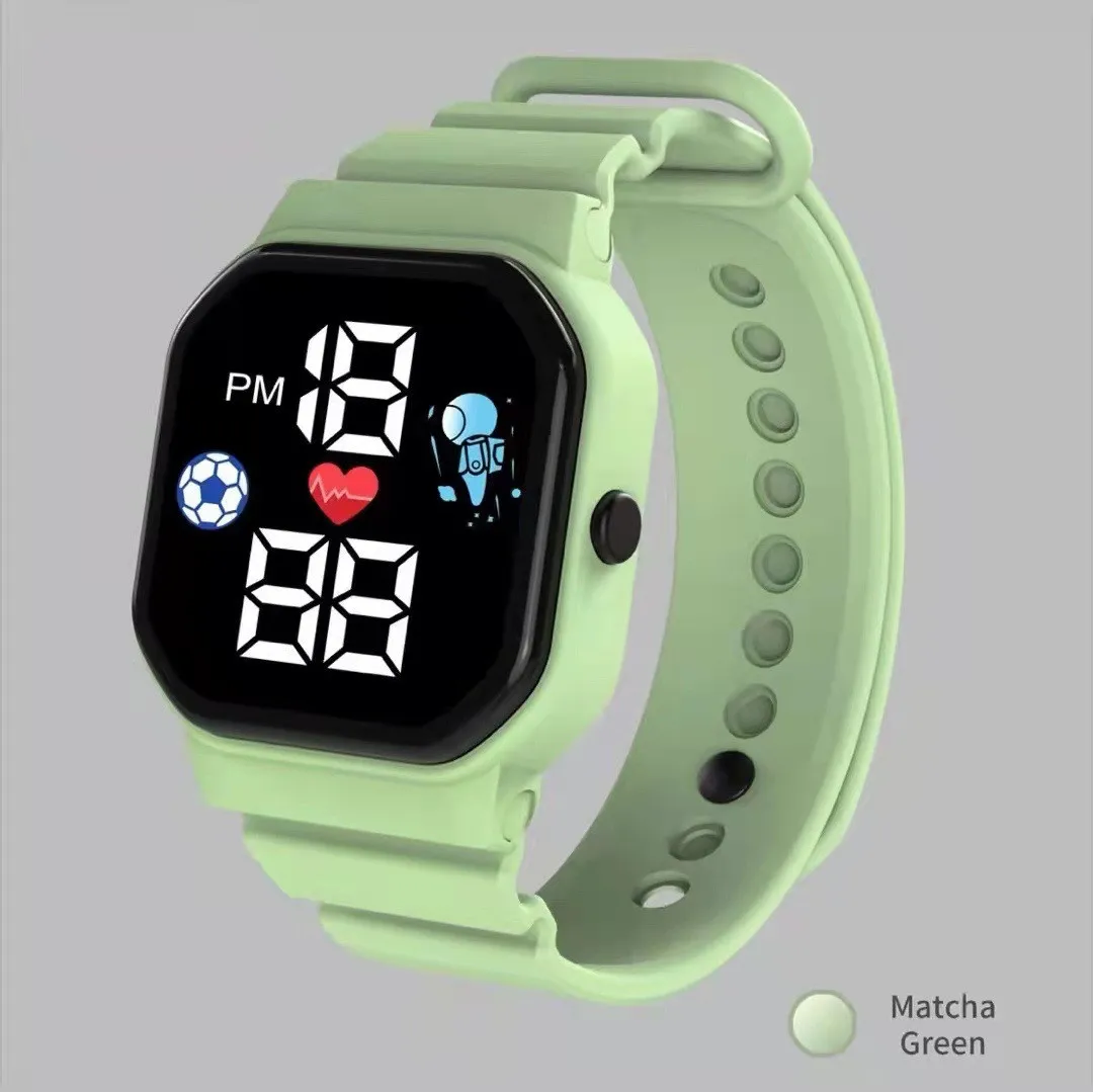 

Cute Pattern Kids Watch Waterproof Children Digital Electronic Wristwatch Sports LED Watches for Boys Girls relogio infantil