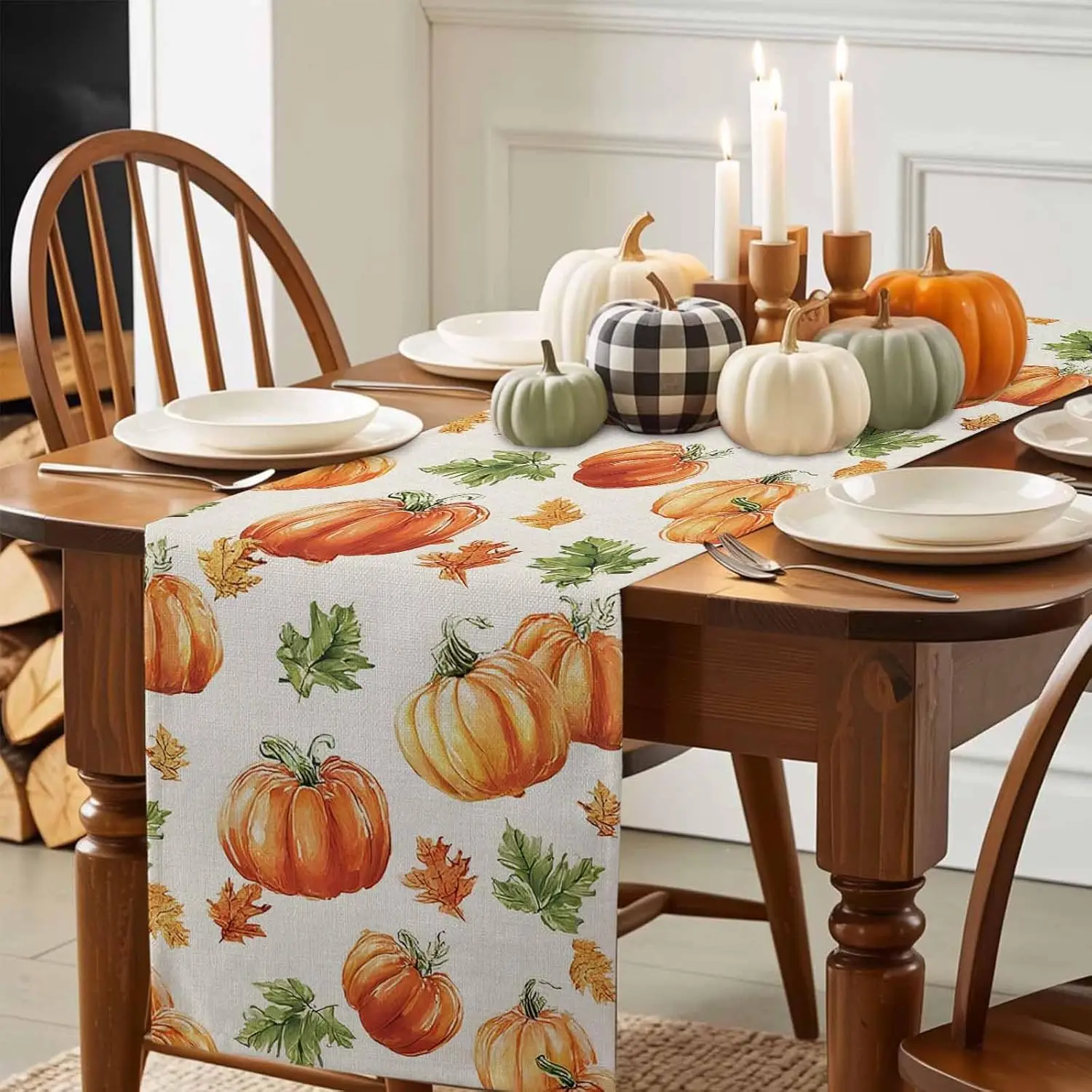 

Льняная дорожка для стола 150x33 см