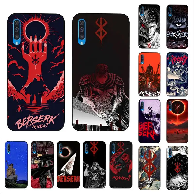 

Anime Berserk Guts Phone Case for Samsung A51 01 50 71 21S 70 10 31 40 30 20E 11 A7 2018