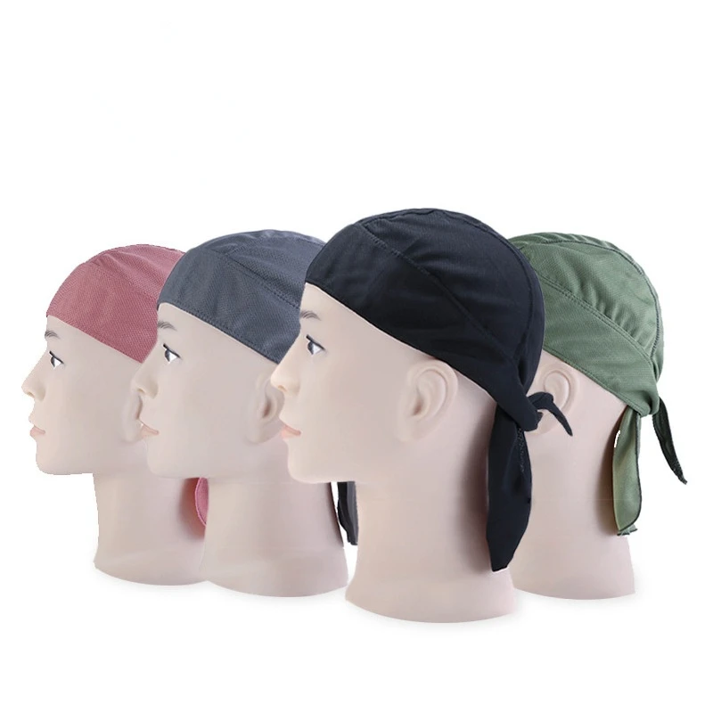 

Summer thin section outdoor riding pirate hat quick-drying sports turban perspiration breathable sunscreen hood pirate turban