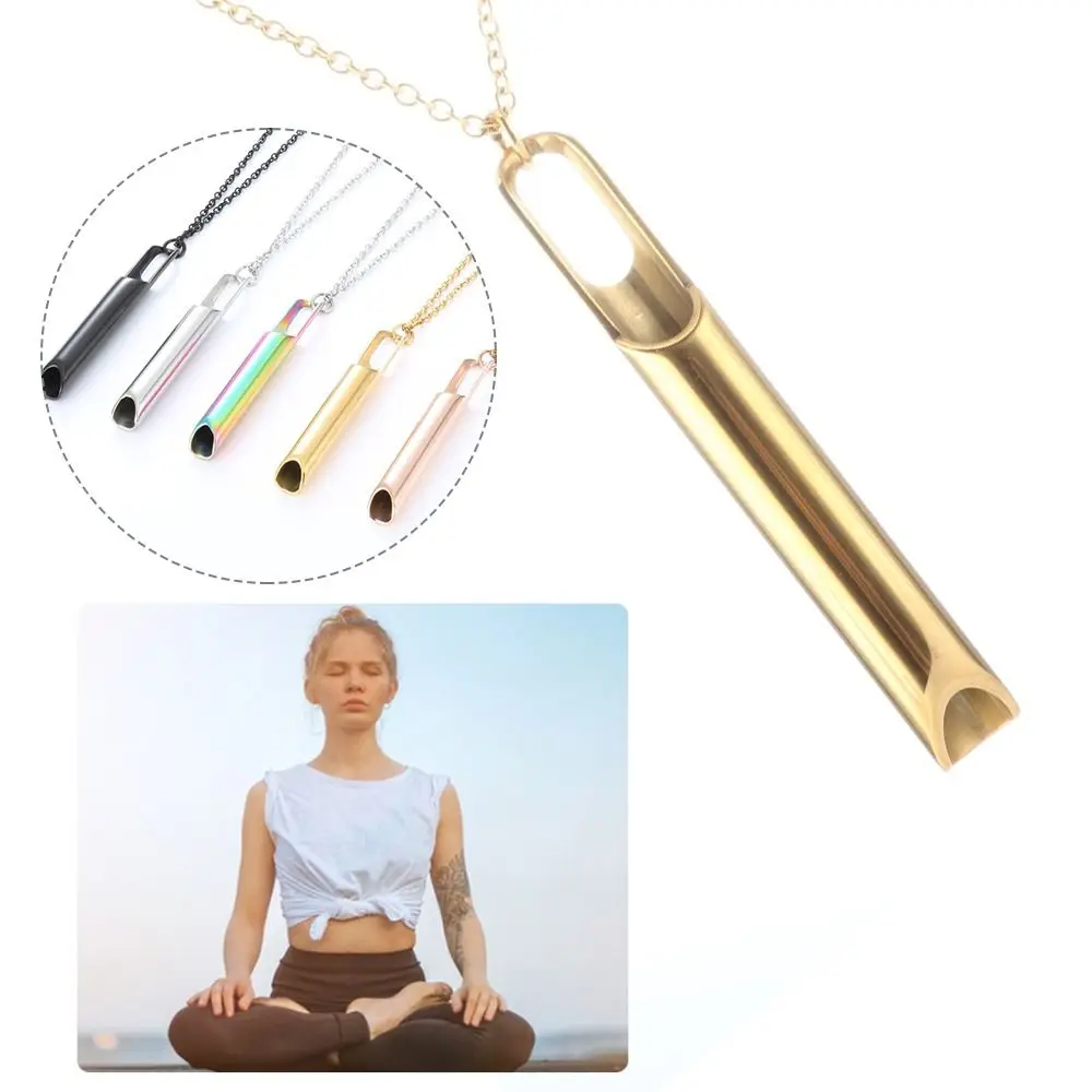 Ожерелье из нержавеющей стали для облегчения тревоги дыхания упражнений снятия