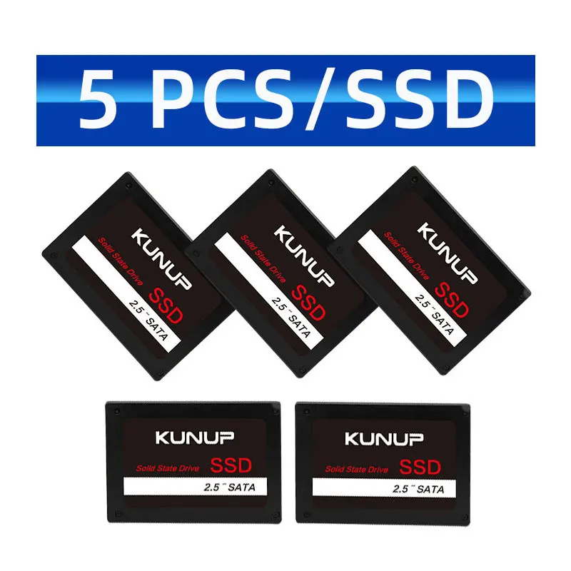5 PCS Hard Drive Disk 128GB 256GB 480GB 2.5 ssd 1TB solid state drive  SSD for laptop desktop