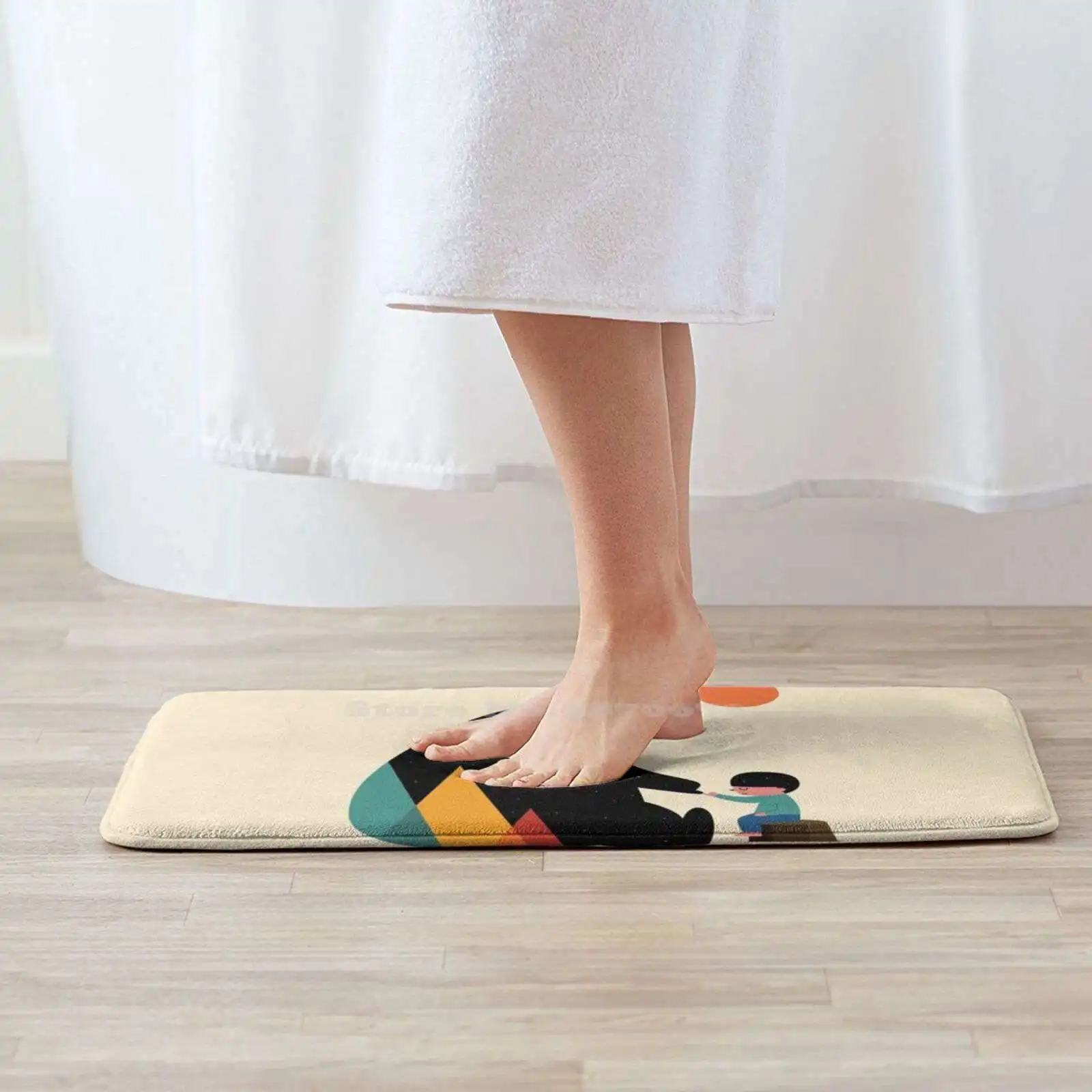 Мягкий коврик с надписью обещание для дома и автомобиля вселенное время детский