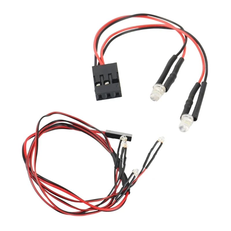 

2/4 LED Lights 1:24 Crawler Car Toy Universal LED Modified Part Accessories