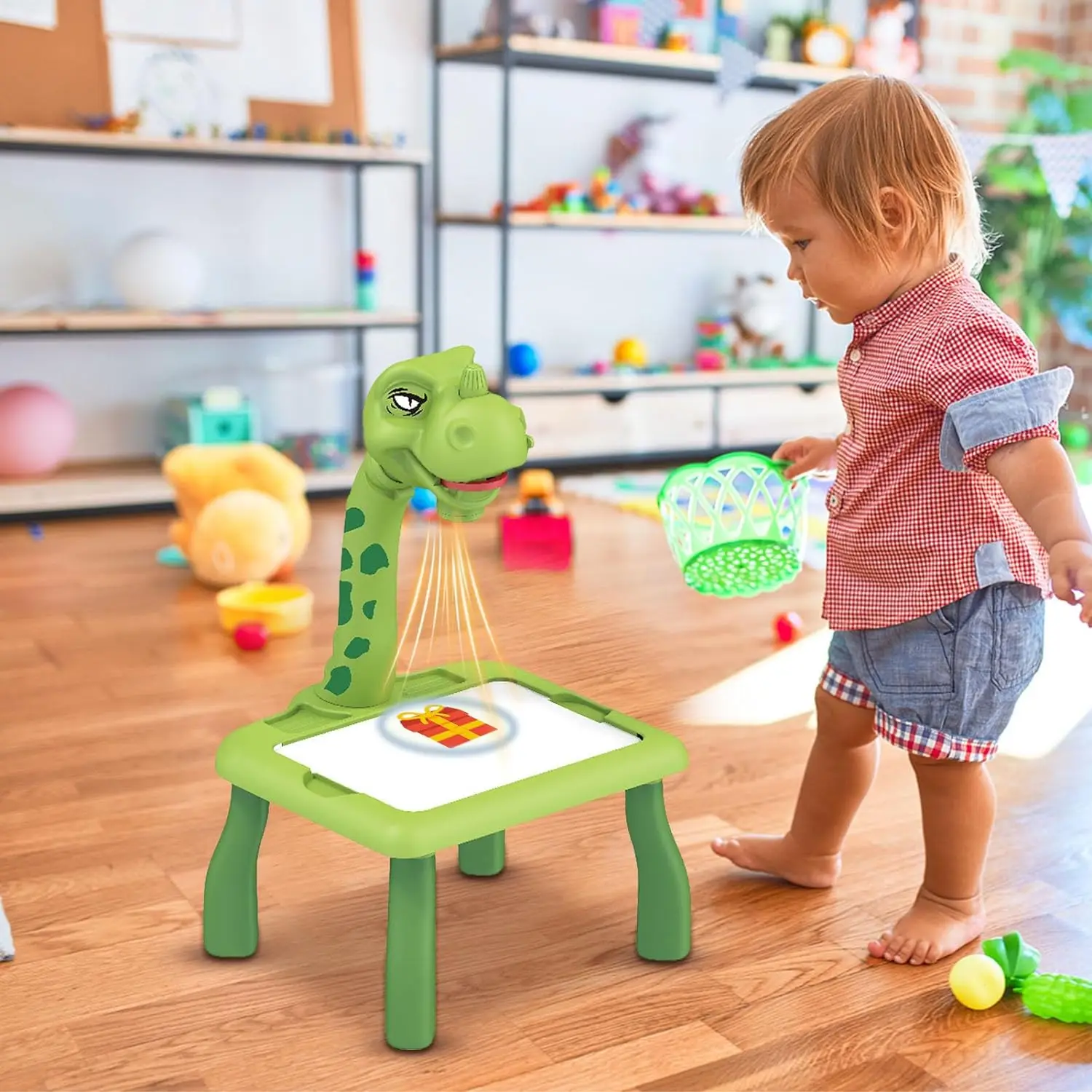 Мини-диодный проектор Изящная художественная игрушка для рисования настольная