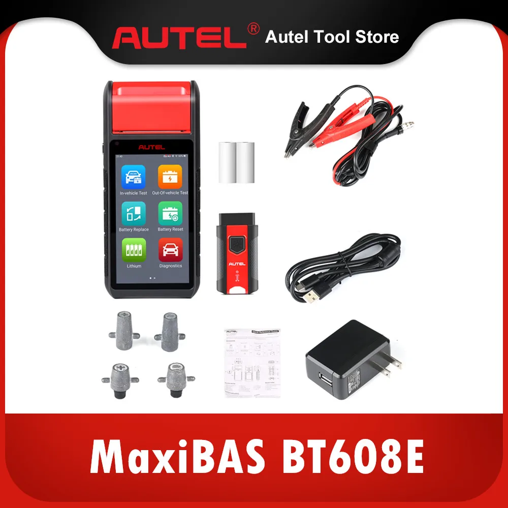 Autel MaxiBAS BT608E OBD2 сканер Встроенный принтер сенсорный экран тестер батареи анализатор электрической системы Autel MaxiBAS BT608E OBD2 сканер Встроенный принтер сенсорный экран тестер батареи анализатор электрической системы