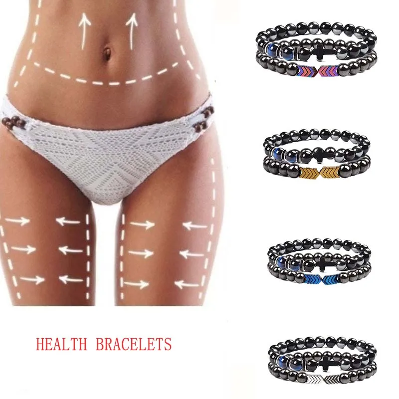 Браслеты из гематита с бусинами для здоровья и энергетики мужчин магнитные