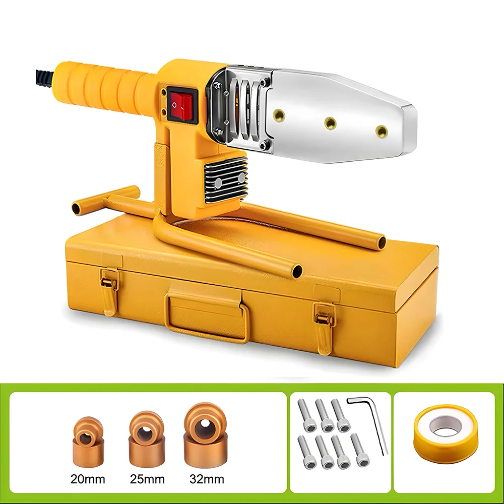 

Electric Pipe Welding Machine 800W Pipe Soldering Iron Plastic Welding PP/PPR/PB/PE Tube Heating Hot Melt Tool