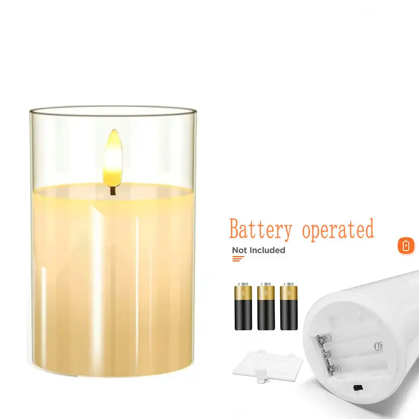 

Светодиодная свеча Ritesdepot янтарная