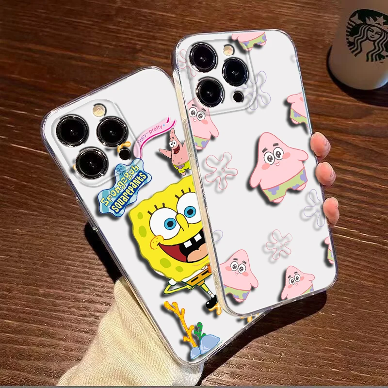 Мягкий чехол R16 SpongeBob SquarePants для Moto G Play E20 E4 E40 E5 E6 E6S E7 Power Edge 20 Lite Pro G200 G30 G4