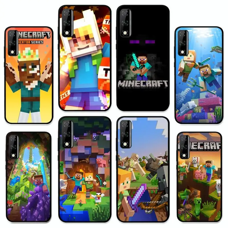 

Game Mine C-Crafts Phone Case For Huawei Y9 6 7 5 Prime Enjoy 7s 7 8 plus 7a 9e 9plus 8E Lite Psmart Shell