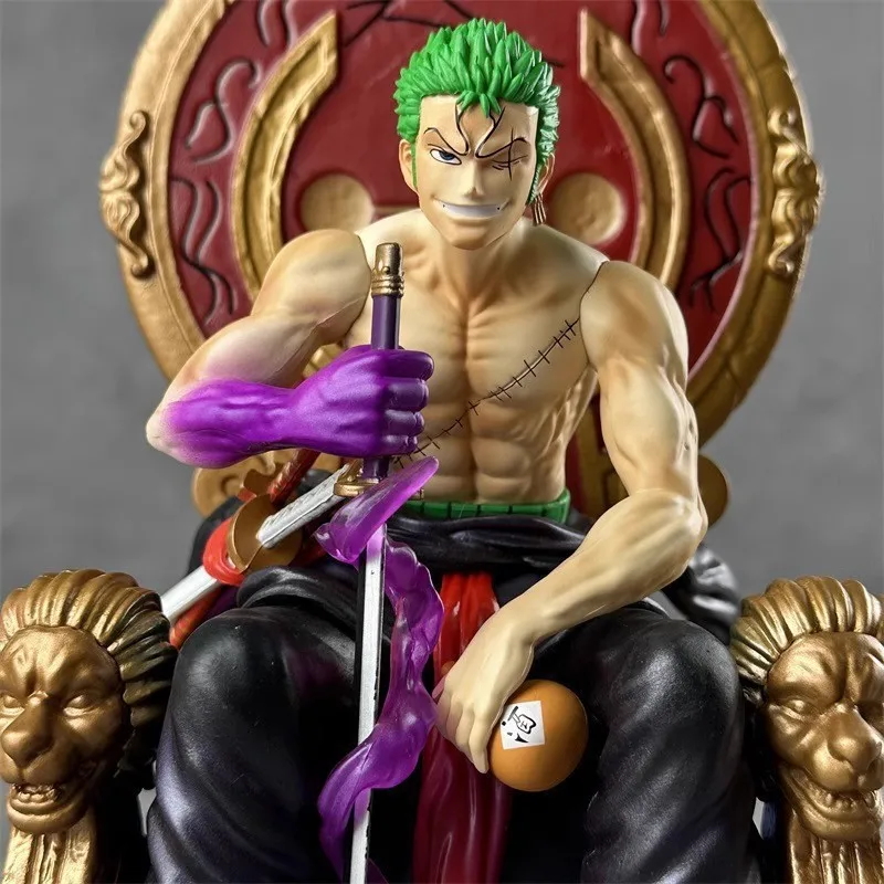 

One Piece 36cm Figures Roronoa Zoro Anime Figure Zoro Gk Statue Figurine Model Pvc Doll Collection Ornament Toys Birthday Gifts