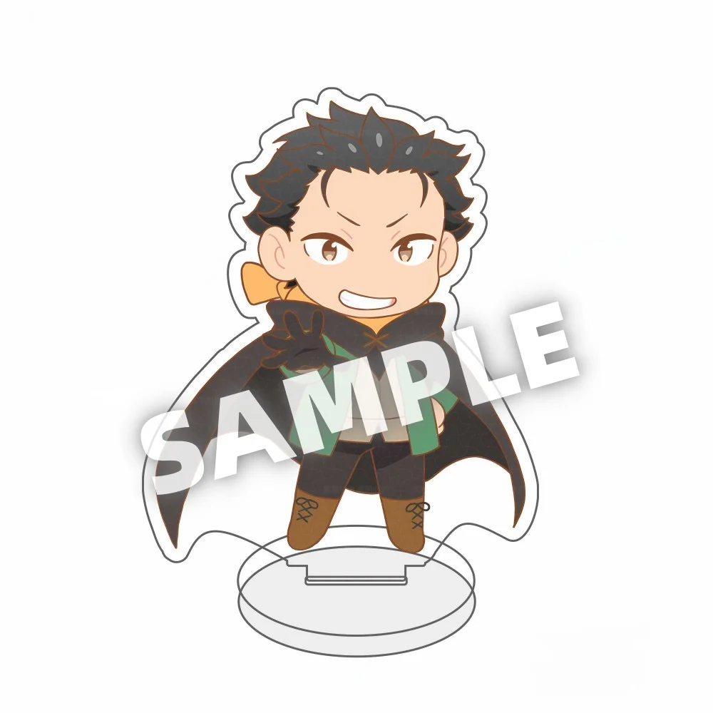 Фото Аниме Манга Re:Zero - Початок жизни в другом мире ‌   Брелки акриловая подставка Subaru Natsuki Emilia Rem Ram Беатрис фанаты подарки №3