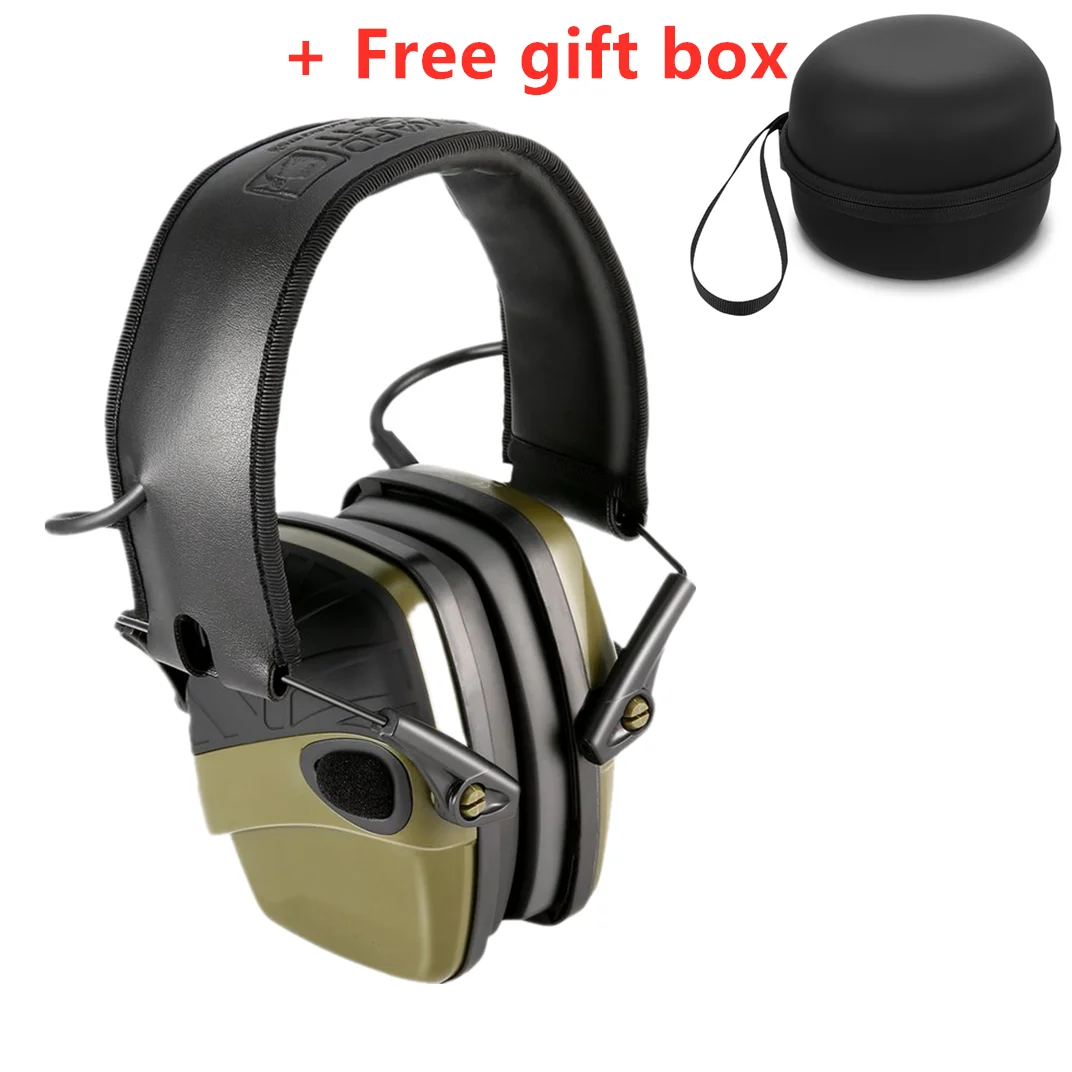 

Electronic Earmuffs Tactical Headphone Shooting Hunting Noise Reduction Sound Amplification Hearing Protection Foldable