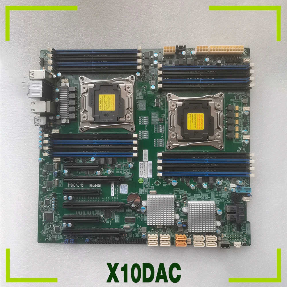 Материнская плата с двойным разъемом R3 (LGA 2011) поддерживает процессор Xeon E5-2600 v3/v4
