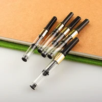 8pc 3 4mm small hole plastic metal ring office school writing fountain pen ink converter reservoir cartridges