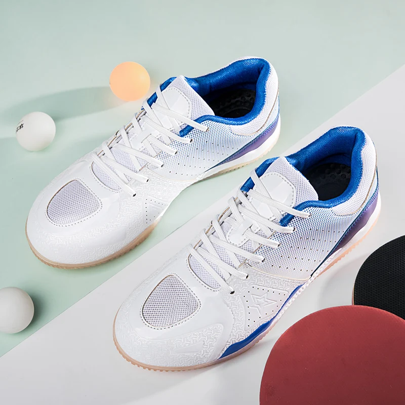 New Training Table Tennis Shoes Men's 38-44 Yards Badminton Sneakers Lightweight Tennis Shoes Comfortable Volleyball Sneakers