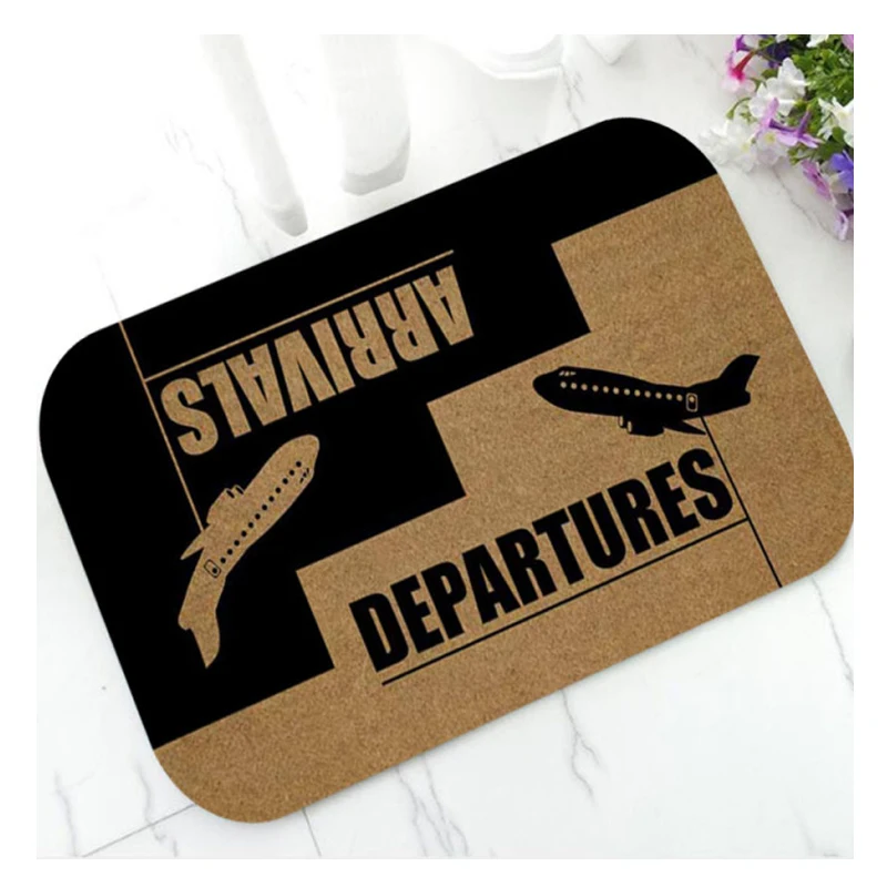 Антискользящий коврик для двери из полиэстера