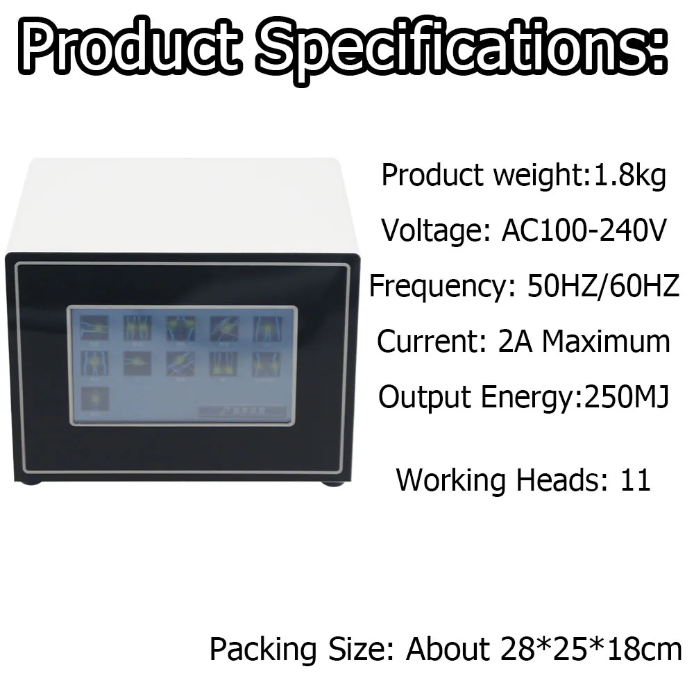 Аппарат для ударно-волновой терапии инструменты хиропрактики 2 в 1 массажный